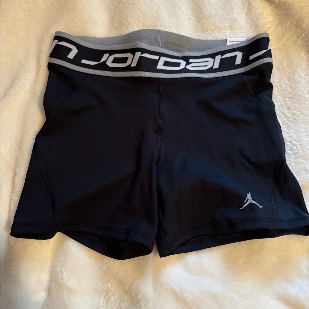 Jordan Black and Gray Performance Shorts